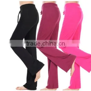 Fitness Ladies Pants Womens Yoga Jog Bottoms Stretchy Sweat-Lounge-Gym-Sports-Athletic-Pants-Modal-fabric-9-colors-choose thumbnail-1
