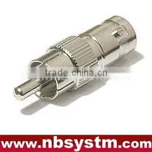 BNC Female to RCA Male Adapter for Security Camera Closed-circuit Monitoring thumbnail-1