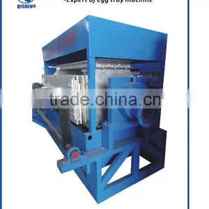 QS 8 Faces Rotary Recycle Paper Egg Tray Production Line Egg Plate Making Machine thumbnail-1