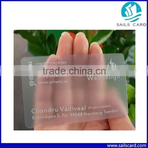 Hot Selling Transparent Plastic Business Cards With Good Price thumbnail-1