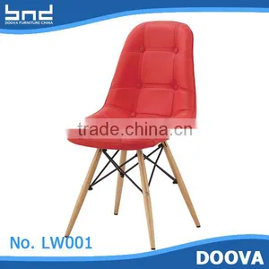 Plywood Inside Wood Dine Chair With Leather thumbnail-6