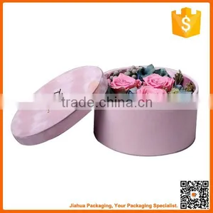 Good Quality Luxury Round Flower Box Packaging thumbnail-1