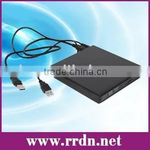 New USB 2.0 Black CD RW DVD RW DL Dual Layer Burner Drive Support Windows 7 thumbnail-1