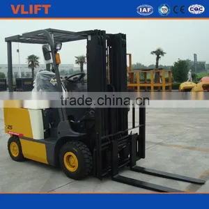 2.5 Ton Electric Battery Forklift Truck Lifting Height 5m With Full Free Mast thumbnail-1