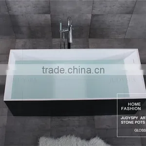 Cast Resin Stone Bathtub Freestanding YG9970 thumbnail-6