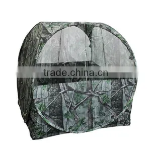 FB408 One Man Camo Hunting Blind Tent thumbnail-1