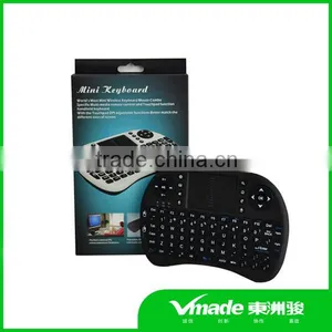 High Quality 2.4g Mini Wireless Air Touchpad Keyboard I8 Mouse KeyBoard in Stock thumbnail-2