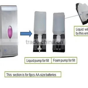 Wholesale Stainless Steel Foaming Soap Dispenser, Cheap 1000ml Liquid Sanitizer Dispenser, Sensor Touchless Sanitizer Dispenser thumbnail-4