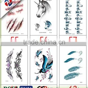 Fashion Temporary Water Transfer Body Tattoo Sticker for Decoration thumbnail-2