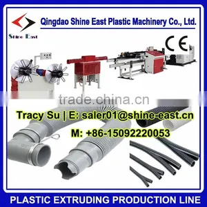 PVC Plastic Drain Pipe Machine / Washing Machine Plastic Flexable Hose Machine / Closestool Pipe Making Machine thumbnail-2
