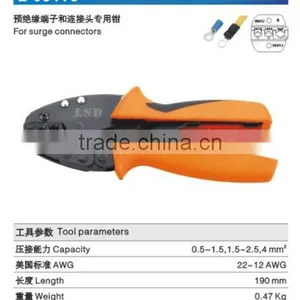 LSD Experience Production for 10yearsCE;ROHS; Good Qutails Pliers for Surge ConnectorsL-054YJ 4mm2hand Crimping Tools thumbnail-2