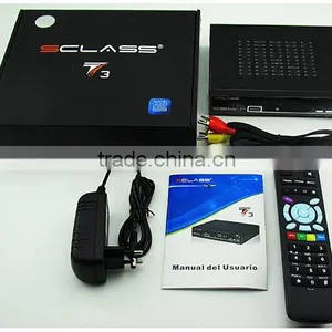 Hot Sale in South America Country ,sclass T3 Satellite TV Receiver Support Ethernet,DVB-S2,free IKS Andsks thumbnail-3