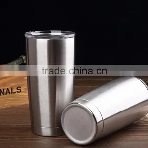 20OZ FDA LFGB Certified Stainless Steel Vacuum Tumbler, Beer Mug, Coffee Cup thumbnail-1