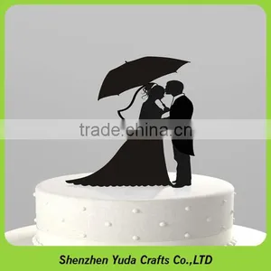 Laser-cut Engagement Wedding Cake Decorational Gift, Cake Topper on the Cake thumbnail-1