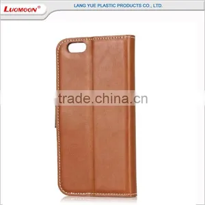 New Design Flip Wallet Crazy Horse Smart Leather Case for Iphone 5 5s 6 6s 7 Plus thumbnail-5