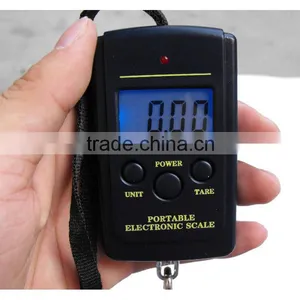 Digital Lcd Display Mini Hook Luggage Scale 40kg thumbnail-1