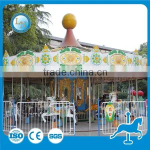 Europen Style! Lino Amusement Park Rides 72 Seats Luxury Merry go Round Carousel Rides for Sale thumbnail-1