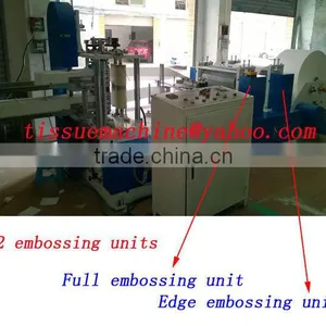 Fastest 2500 Piece Italy Design Embossing Printing Automatic High Speed Napkin Paper Production Line thumbnail-4