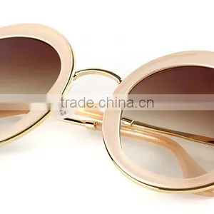 ADE WU Reminiscent Wholesale Metal Temple Sunglass Round SMU 12NS thumbnail-5