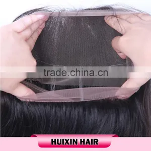 Natural Wave Peruvian Virgin Hair 360 Lace Frontal With Lace Band ,lace Frontal thumbnail-6