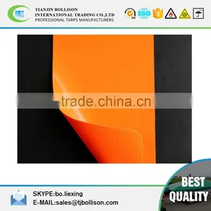 0.5mm PVC Coated Polyester Fabric Waterproof With Acrylic Treatment thumbnail-2