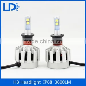 Car Accessories Light Waterproof IP68 H1 H3 H7 H11 H3 H4 Car Head Light thumbnail-1