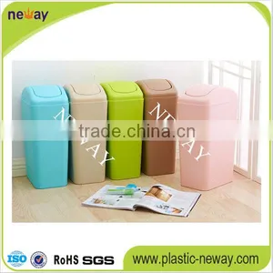 Plastic Trash Bin With Lid thumbnail-2