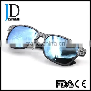 Custom Made Cool Men Women Square Carbon Fiber Sunglasses thumbnail-6