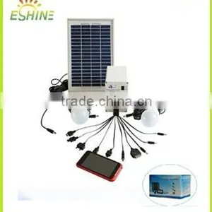 5W Home Solar Panel Kit Solar Lighting System Solar Charger for Mobile thumbnail-1