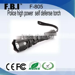 Rechargeable Aluminum Alloy XM-L T6 LED Strong Light Waterproof Blinker Led Police Flashlight thumbnail-1