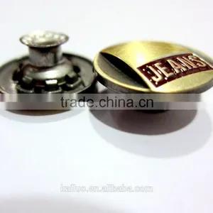 Brush Brass Color Jeans Button for Man Jeans thumbnail-3