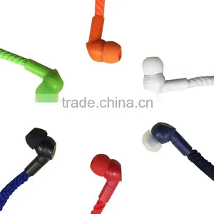2016 New Arrival Fashionable Colorful Wired In-ear Shoelace Headset for Cellphone thumbnail-6