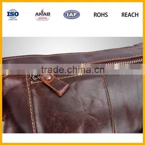 Golden Supplier Promotional Elegant PU Brown Multilayer Waist Bag for Men and Women thumbnail-4