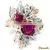 Natural Ruby Rings, Diamond Gold Rings, Diamond Jewellery thumbnail-1