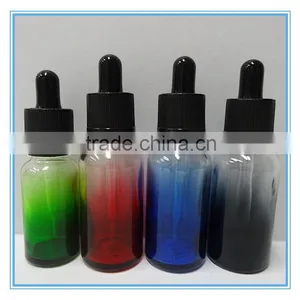 30ml Faded Color Glass Dropper Empty e Liquid Bottle With Childproof Tamper Proof Cap thumbnail-1