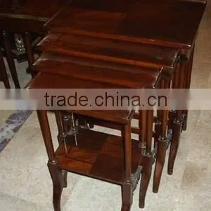 Antique French Nest of Three Tables thumbnail-5