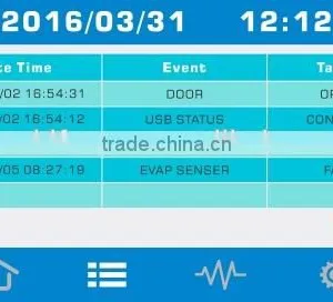 LCD Touch Screen Controller With USB Data Log 4 Degree Blood Storage Refrigerator thumbnail-2