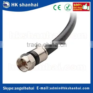 High Quality Low Price CL2 In-Wall Rated (CM) Connectors Rg6 Coaxial Cable tv Antenna Digital Router Connector Cable thumbnail-2