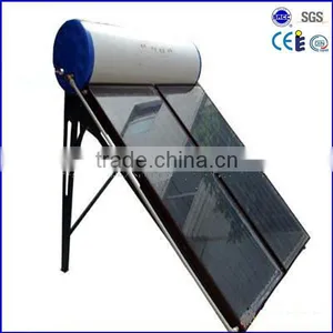 200L Black Chrome Flat Panel Solar Water Heater thumbnail-1