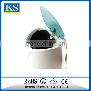 A Contactless Automatic Flip Trash Cans, Garbage Can, Dust Bin Plastic Sensor Trash Bin One Touch Dustbin 10L thumbnail-1