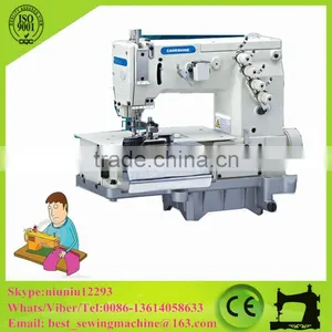 Double Needle Flat-bed Making Belt Loop Multi-needle Garment Sewing Machine Price CS-2001C thumbnail-1