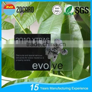 Custom Printing CR80 Shaped Transparent Pvc Card thumbnail-6