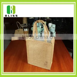 China Manufacture Recycled Foldable Jute Shopping Bag thumbnail-4