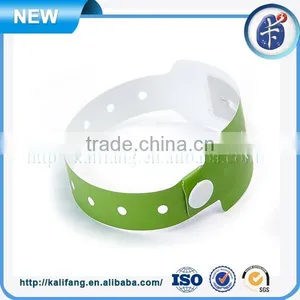 Red,Black,Yellow,Blue or Customized Disposable Paper Rfid Wristband for Sale thumbnail-1
