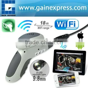 WiFi Endoscope 1M Cable Borescope 9.8mm Waterproof Camera Head Support Android IPad IPhone Surveillance Video Inspection thumbnail-1