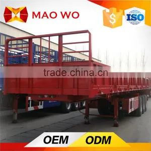 Manufacturer Gooseneck Type Side Wall Semi Trailer for Sale thumbnail-2