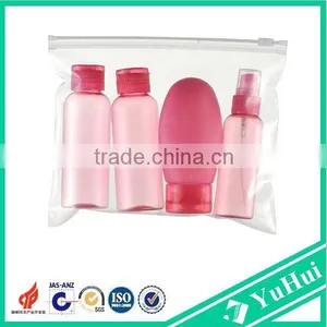 Hot Sell Plastic Travel Kit/travel Cosmetic Bottle Set With PVC Bag thumbnail-6