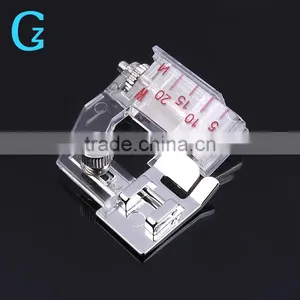 Portable Snap-on Bias Binder Tape Binding Sewing Machine Presser Foot Sewing Supplies for All Low Shank Snap-on Singer Brother B thumbnail-5