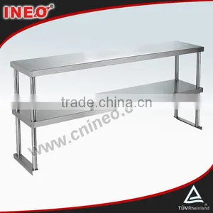 Commercial Restaurant Table Top Stainless Steel Shelving(INEO Are Professional on Commercial Kitchen Project) thumbnail-1