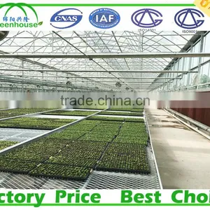 Galvanized Wire Mesh Greenhouse Rolling Benches thumbnail-2
